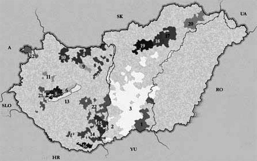 részéből bort készítenek, a csemegeszőlő termelésünk elenyésző. Melléktermékek hasznosítása terén figyelemre méltó a magas antioxidáns tartalmú szőlőmag olaj előállítása. 9.8.1. ábra.