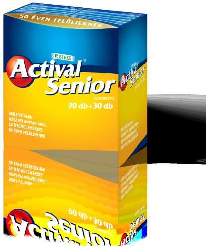 Multivitamin ásványi anyagokkal és nyomelemekkel 50 éven