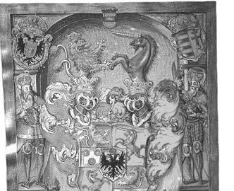 18 Pálffy Géza Neznámy majster: Iluminácia diplomu, ktorý vylepšuje erb Juraja Thurza. 1607.