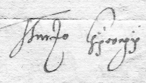 236 Jana Kurucárová Autografický podpis Juraja Thurza (Bytča, Štátny archív) pašovi (27. marca a 18. apríla), rokovanie s cisárskym generálom Siegfriedom Preinerom (18.
