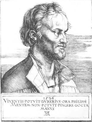 82 Csepregi Zoltán Albrecht Dürer: Portrét Philippa Melanchthona. 1526. (London, The Trustees of the British Museum) Torda z Gyalu.