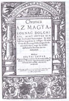 XVI. Az európai könyvnyomtatás kezdetei M Tótfalusi Kis Miklós költségével s betûivel 1685 esztendõben.