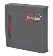 (W) vagy 78 x 43 x 16 mm (N) Fekete színben WG-EM+MIFARE EverLink DUÁL kártyaolvasó Vízálló RFID EM (125 KHz) + MIFARE (13,56 MHz) proximity segéd-kártyaolvasó Tápfeszültség 12V DC Interface: