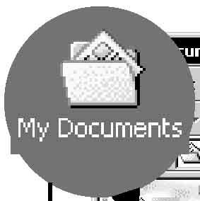 3 Dvakrát kliknite na priečinok [My Documents]. Potom kliknite pravým tlačidlom myši do okna My Documents a z miestnej ponuky vyberte príkaz [Paste]. 1 Kliknite na [Start] t [My Documents].