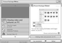 Kopírovanie záberov pomocou aplikácie Picture Package Prepojte fotoaparát s počítačom prostredníctvom USB kábla.