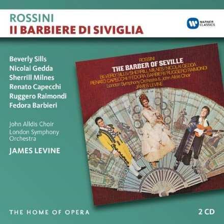 SEVILLAI BORBÉLY JAMES LEVINE 2 CD 0190295869052 C07 Gioacchino Rossini: A sevillai borbély Beverly Sills, Nicolai Gedda, Sherrill