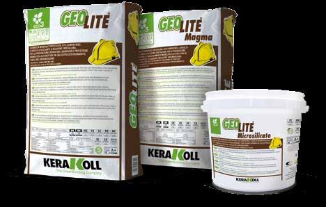 GeoLite kizárólagos Kerakoll gyártmány MKT-TEC code 51/2016 Ref. GR Data Report - 07/2016 GeoLite : a beton öko-kompatibilis monolit helyreállítása.