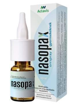 Nasopax orrspray gyermekeknek 10 ml A Nasopax orrspray sok más
