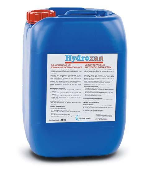 / Liquid chlor + oxygen 25 kg 26.20 4 803 Ft 6 100 Ft UVFO-HIDRO/X A Hydroxan 25 l 26.