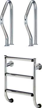 Wide range of ladders for all types and shapes of pools.