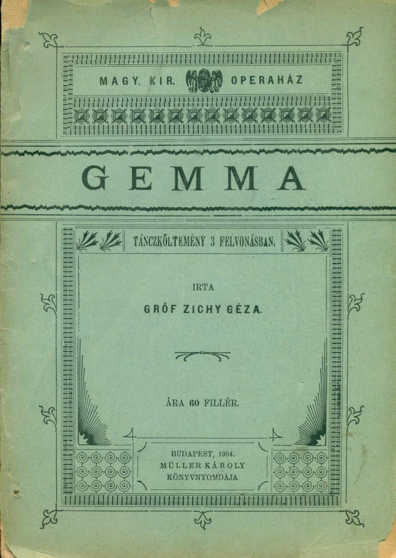 13. Zichy Géza: Gemma.