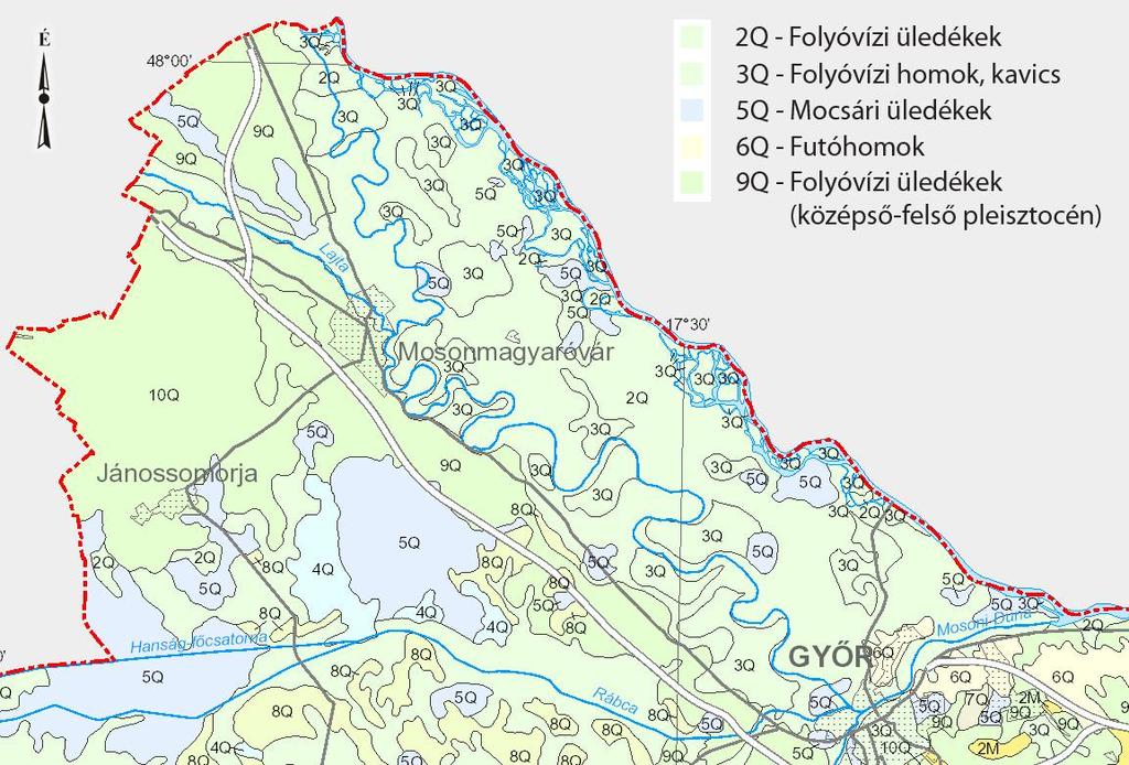 kiterjedése 375 km 2. Kialakulása a Dunának, Európa második leghosszabb folyójának köszönhető.