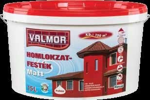 VALMOR homlokzatfesték zzextra Kiadós zzerősen Időjárásálló zzuv-álló 2,5 l, 5 l, 10 l,