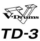 T TD-3 Percussion hangmodul Használati utasítás Gratulálunk, hogy a Roland TD-3 Percussion modulra esett a választása.