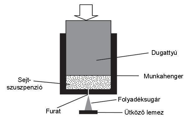 3. Sejtfeltárás 69 örvény nagyságánál kisebb sejtekre ez a mechanizmus nem hat.