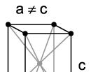 háromhajlású egyhajlású ortorombos négyzetes (triklin) (monoklin) (tetragonális) romboéderes hatszöges