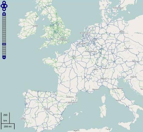 OpenStreetMap Az OpenStreetMap egy együttműködés alapú térkép, amelyet bármely beregisztrált felhasználó szerkeszthet kezdetben az adatok manuálisan (GPS-es felméréssel) kerültek be a rendszerbe, de