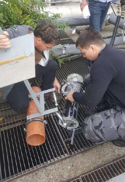 On-site mérő szenzor az FCsM Dél-pesti Szennyvíztisztító