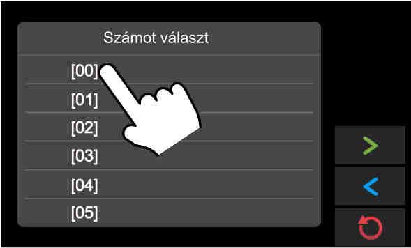 Kimenő: itt olvashatók azok az üzenetek, amiket az aktuális monitorról küldtek a többi lakáskészüléknek. 3.