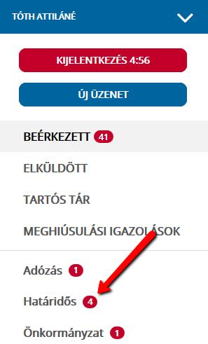 A címkére vagy a mellette lévő számra kattintva a rendszer kilistázza az adott címkével ellátott dokumentumokat. 8.4.