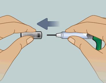 4) Válassza ki az injekció beadási helyét Az injekció beadásának helyei Has Comb Válasszon ki egy területet a comb felső részén vagy a hasánál (legalább 5 cm-re a köldöktől).