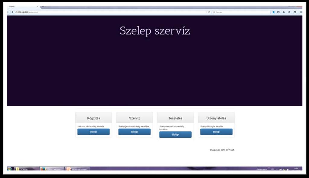 Szelep szerviz szoftver A Szelep Szerviz program egy összetett elektronikus munkaállomás kezelő szoftver, amely segítségével