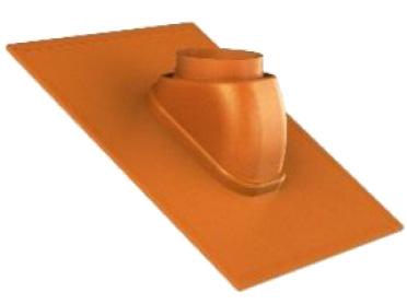 terrakotta PPH/PPH ferde tető borítás 60/100; 80/125 25-45