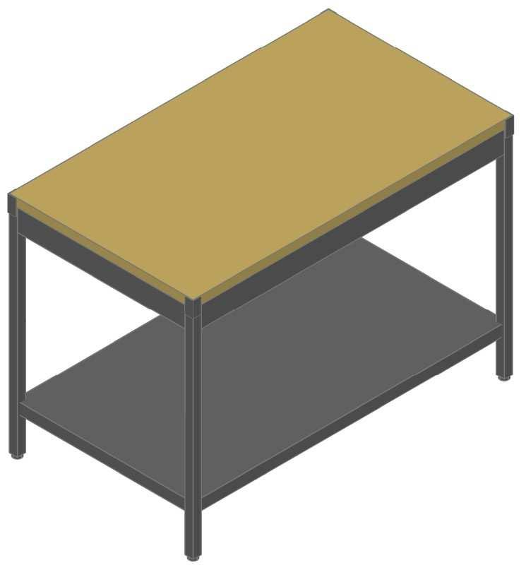 . oldal Húsvágó asztal lábösszekötőkkel - ATHAM WNr. 1.4301(KO33; AISI304; ausztenites) minőségben x szélesség x magasság Pl.