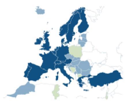 Az OMSZ-ban használt számítógépes előrejelzések Globális modell ECMWF modell: The European Centre for Medium-Range Weather Forecasts: