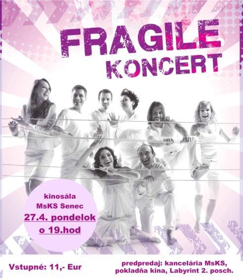 Koncert Fragile potešil tradičným, výborným výkonom divákov, ktorí odchádzali nadmieru spokojní.