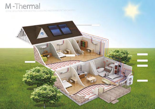 38 M-Thermal levegô - víz hôszivattyú R410A