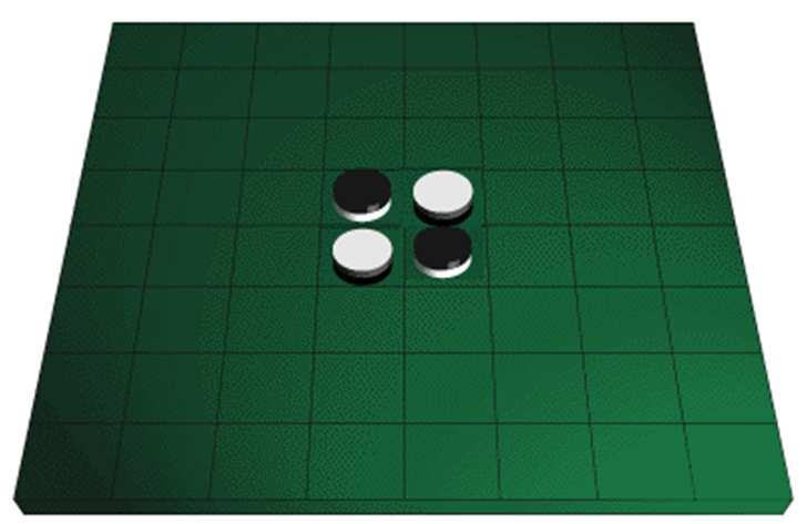 Othello A játék kezelése nagyon egyszerű. Mi a fekete korongokkal játszunk. Cél az, hogy a játék végére minél több fekete korong legyen a táblán. A korongokat olyan sorba, ill.