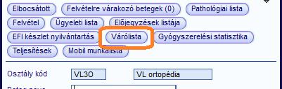 Várólista vagy Osztályos listáról -