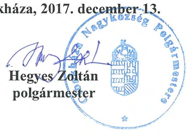 évi belső ellenőrzési tervének jóváhagyására Előadó: Hegyes Zoltán polgármester Hegyes Zoltán polgármester: Az előterjesztésben szereplő ellenőrzési célokat javaslom megtárgyalásra.