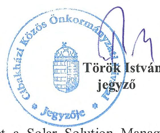 A képviselő-testület egyhangúlag 6 igen szavazattal, ellenszavazat és tartózkodás nélkül az alábbi határozatot hozta: Cibakháza Nagyközség Önkormányzata Képviselő-testületének 187 /2017. (XII. 13.