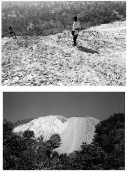 4.4. Füstös hegység, Manila, Fülöp-szigetek 2. kép: India, Roro azbeszt bányák Manila hulladéklerakóját 1995-ben zárták be. Nevét a hulladéklerakóból felszálló metánról kapta.