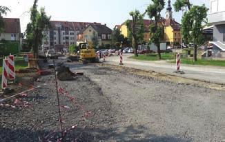 aprilu smo tudi v Ovtarjevih novicah poročali, da sta Občina Lenart in Direkcija Republike Slovenije za infrastrukturo pričeli izvajati gradbena dela pri obnovi glavnih prometnic v središču mesta