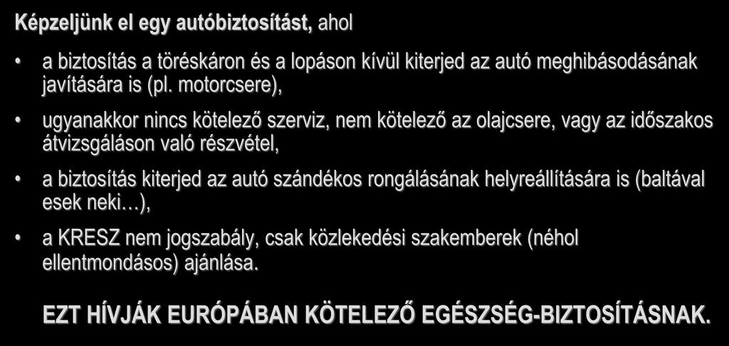 Értékrendi és attitűd kérdés: az egyéni és köz-felelősség határainak újraértelmezése Képzeljünk el egy autóbiztosítást, ahol a biztosítás a töréskáron és a lopáson kívül kiterjed az autó