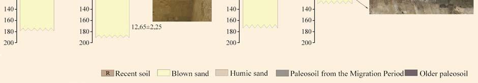 This suggests that the dune was eroded and sand was accumulated on the slipface of the dune.