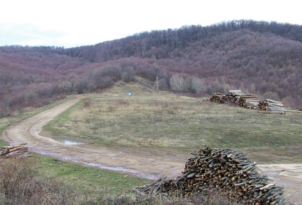 ábra: Orfű, Cigány-hegy, a Lóri kulcsosházhoz vezető út.