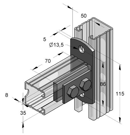 C45 Összekötő elem 3D C45 szerelőrendszer F Z1/Z2 F Z1/Z2 F Z1/Z2 F Z1/Z2 F Z1/Z2 F Z1/Z2 F Z1/Z2 C45 Összekötő elem 2x90 3D C45