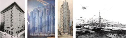 Szekér László wright és a magasházak Kezdetek Az elektromos meghajtású felvonó feltalálása 1889-ben a vas és az acél építészeti alkalmazásának elterjedésével együtt lehetővé tette a magasházak