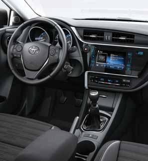 automatikusan sötétedő belső tükör Trend+ csomag: A Trend és a Comfort együttes tartalma Toyota Safety Sense biztonsági csomag Opcionálisan rendelhető Hybrid Active Trend modellhez: