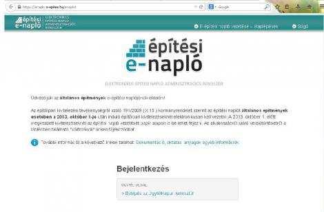 Az elektronikus napló készenlétbe-helyezésének feltételei: A készenlétbe-helyezést az építtető kezdeményezi, a szükséges dokumentáció feltöltése az építész tervező feladata.