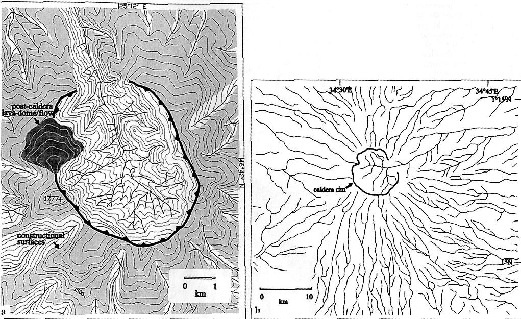 Eróziós kalderák vízrajza: Mezőhavas (felsőmiocén,