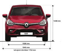 MŰSZAKI ADATOK TCe 75 TCe 90 dci 75 dci 90 dci 90 EDC Károsanyag-kibocsátási norma / Mérési ciklus Euro 6 / WLTP Euro 6 / WLTP Euro 6 / WLTP Euro 6 / WLTP Euro 6 / WLTP Részecskeszűrő FAP FAP FAP