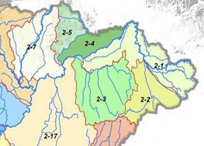 1-5. ábra: Vízgyűjtő-gazdálkodás tervezési alegységek (forrás: www.vizeink.hu) A víztestek és azok általános jellemzői, állapota A 07.NMT.01.