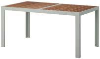 33 64 990 Ft HÄRÖ asztal, 2 személyes Sz55 Mé60 Ma71 cm Porfestett rozsdamentes acél és műanyag. Fehér 902.