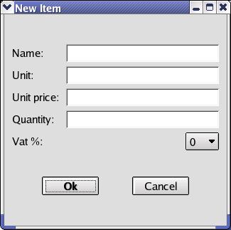 A dokumentum osztály számlatétel listája (_items) Az InvoicerDoc osztály adattagjai közé felveszünk egy InvoiceItem típusú elemeket tartalmazó listát.