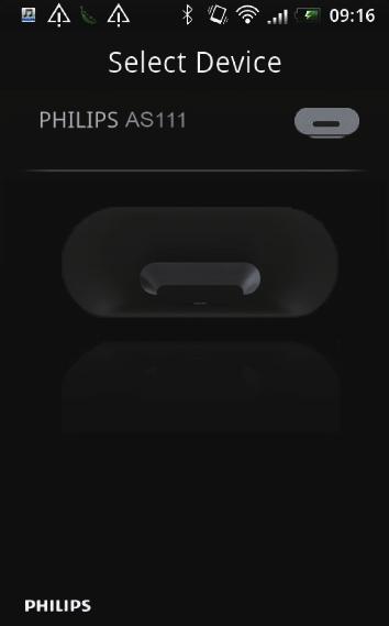 A Bluetooth-kapcsolat létrejötte után a képernyő tetején egy másik